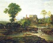 Ferdinand von Olivier Ideal Italian landscape Germany oil painting artist